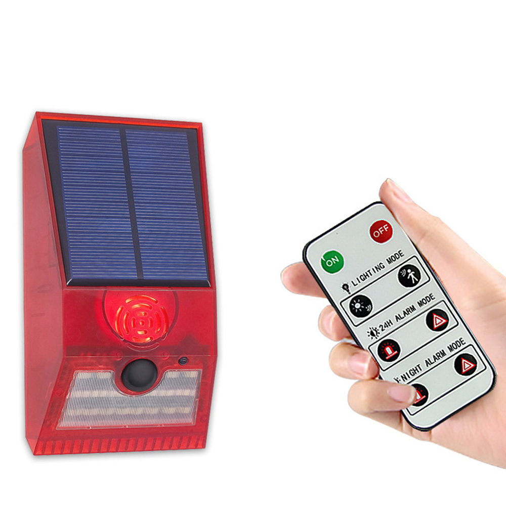 Solar Security Light - Lampu Alarm Surya Multifungsi dengan Kontrol
