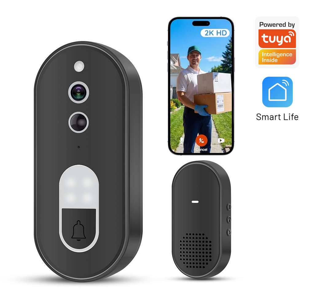 Home Security Honeywell - Tuya 1080P HD Bel Pintu Video