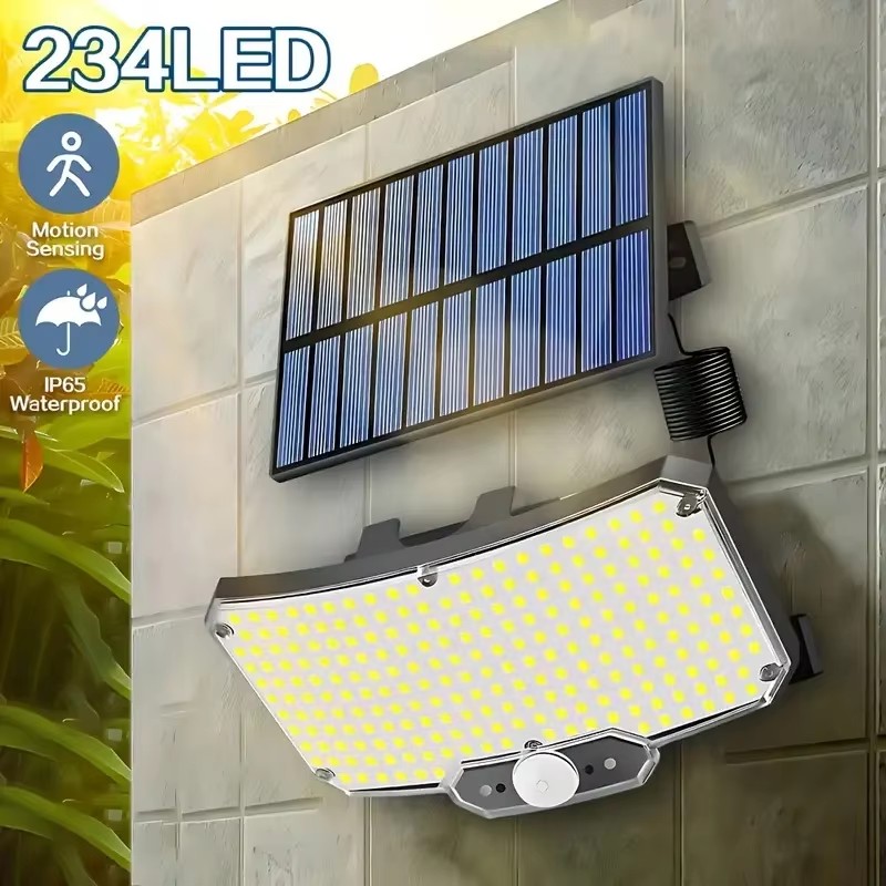 Solar Security Light - Lampu Luar Ruangan Tenaga Surya 234LED