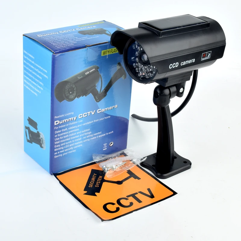 Solar Security Light - Kamera Keamanan Dummy Bertenaga Surya, Kamera
