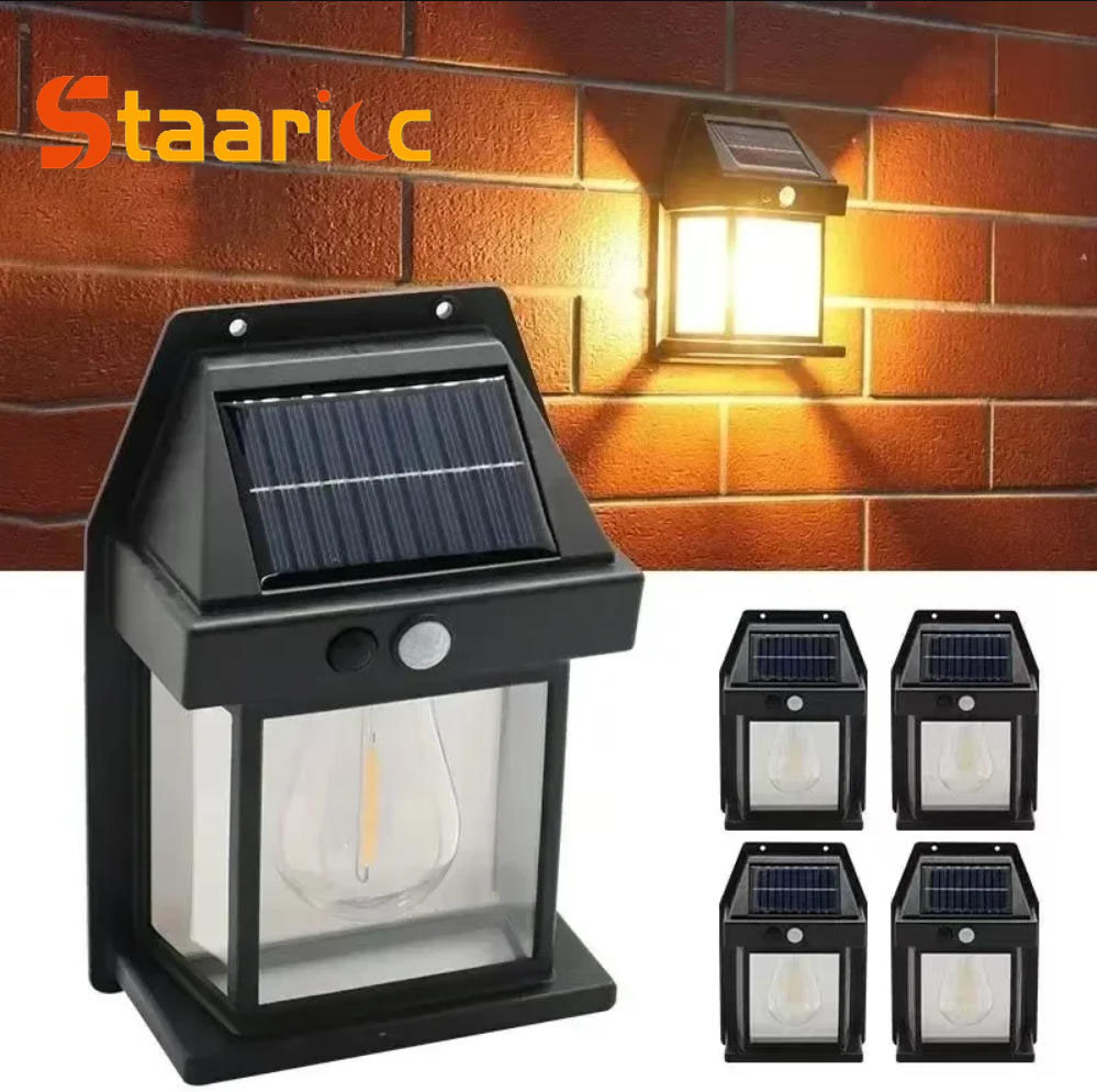 Solar Security Light - Lampu Dinding Tenaga Surya Tungsten Luar