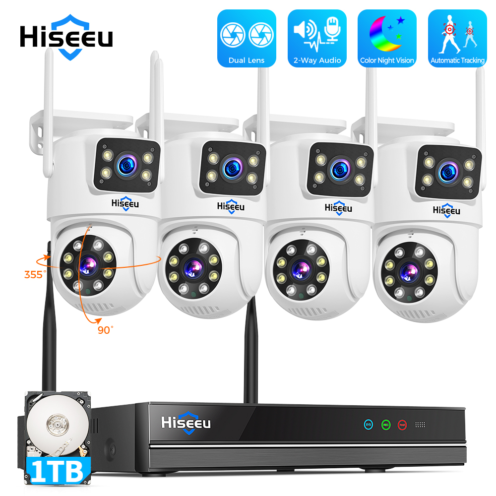 Home Security Panel - Sistem Keamanan Kamera WiFi Hiseeu 6MP