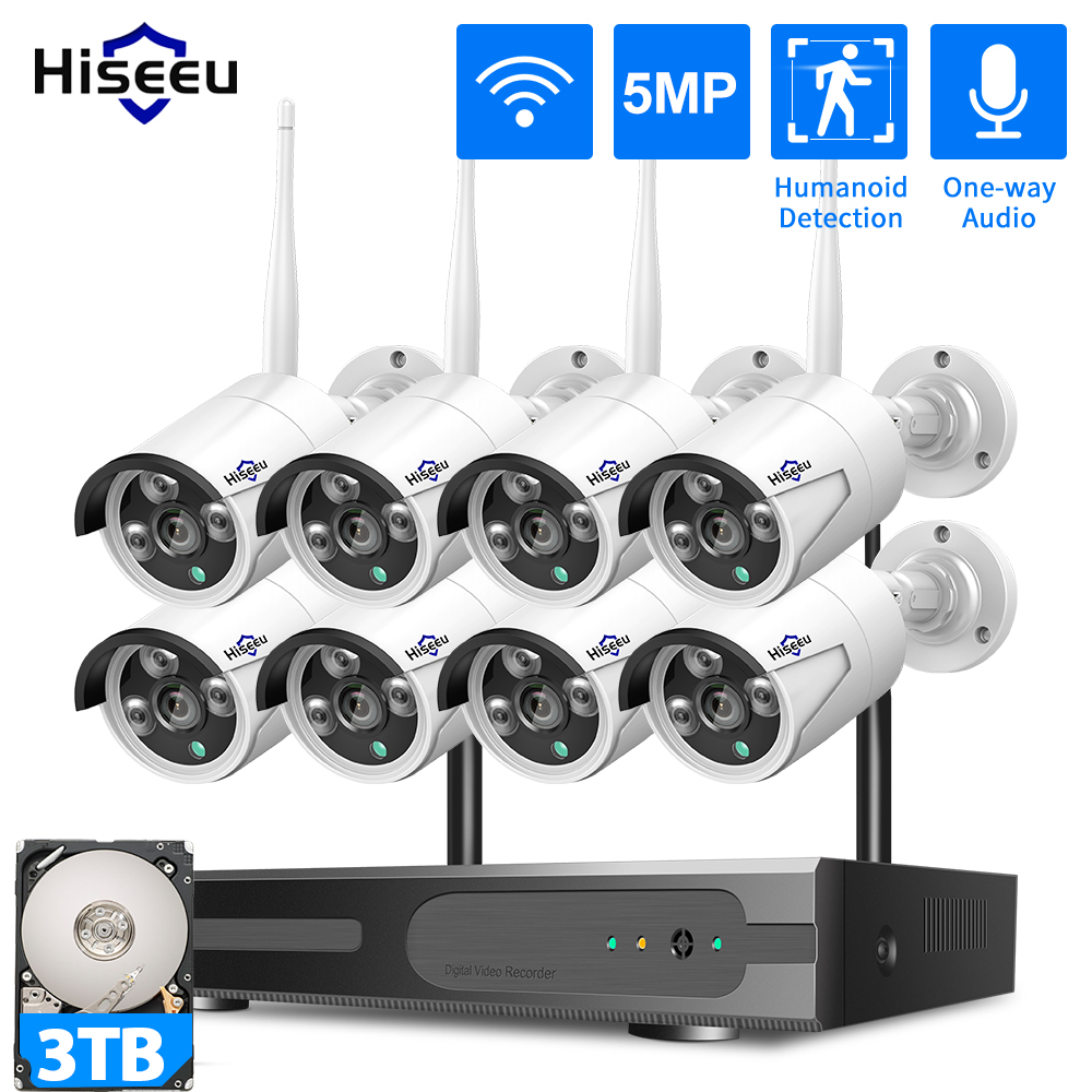 Home Security Panel - Sistem Keamanan Kamera CCTV WiFi Hiseeu