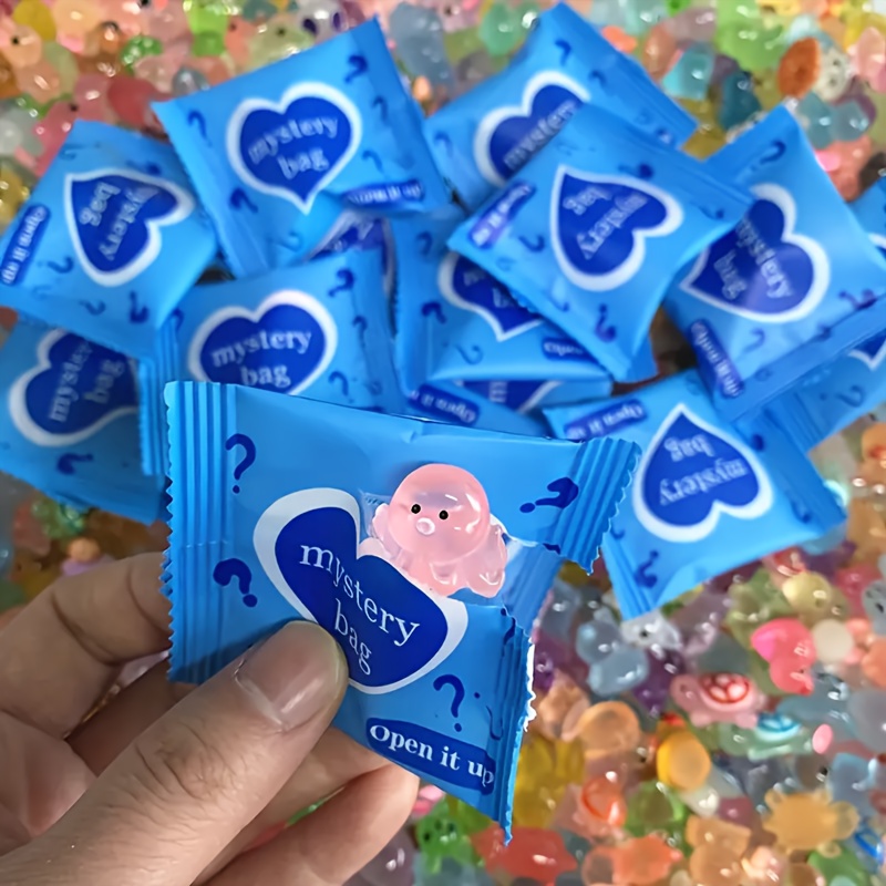 Home Security Items - 60pcs Miniatur Resin Hewan Bercahaya Gurita