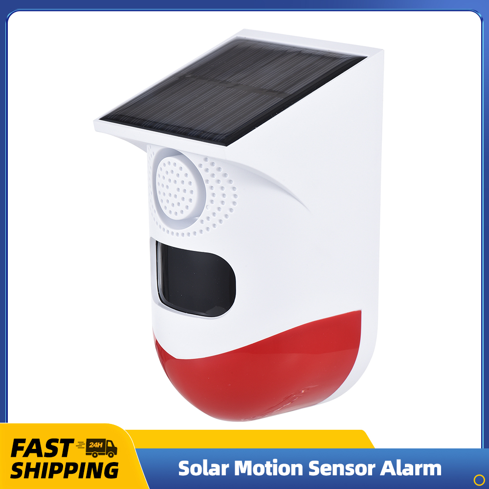 Solar Security Light - Solar Alarm Sensor gerak luar ruangan