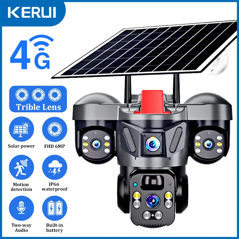 Home Security Panel - KERUI V380 Pro Luar Ruangan PTZ