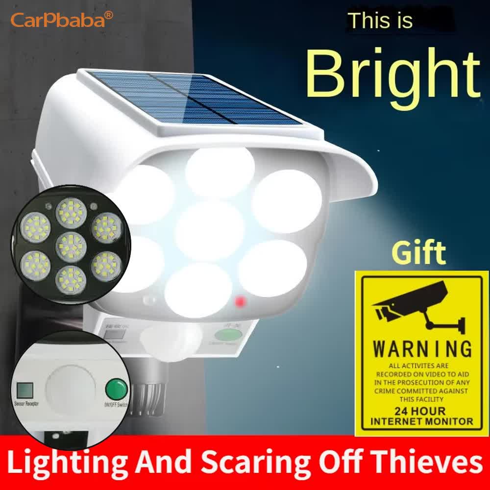 Solar Security Light - Lampu Surya Luar Ruangan Sensor Gerak