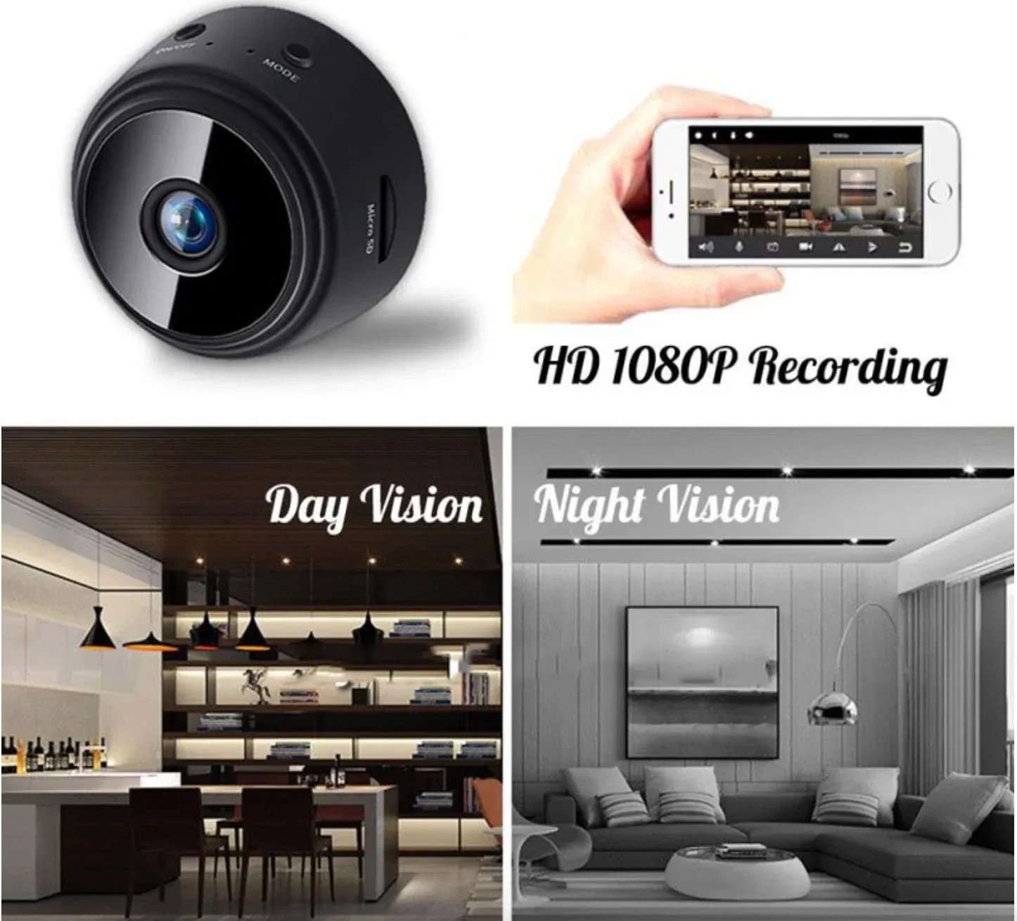 Kamera Mini OnePlus A9 1080P H - Home Security Honeywell ulasan dan harga