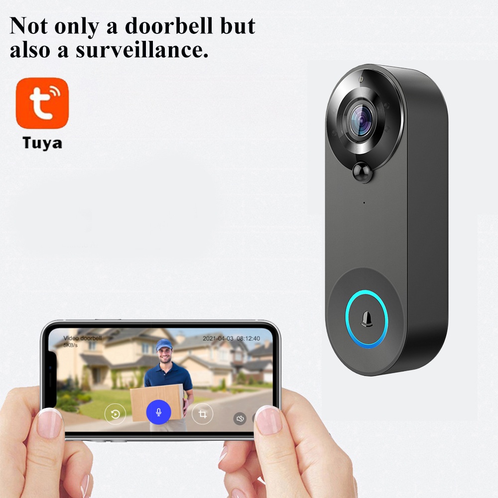 Tuya 1080P Bel Pintu WIFI Nirk - Home Security Honeywell ulasan dan harga