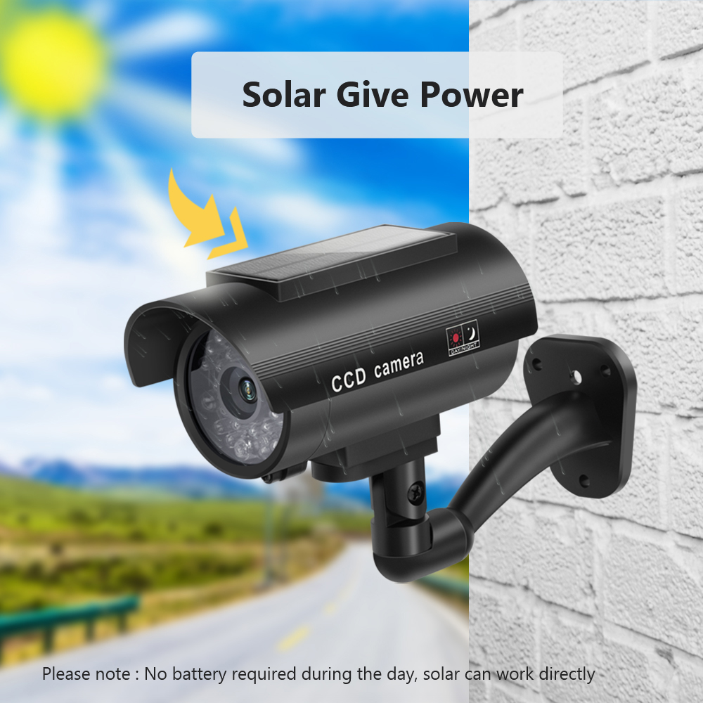 Kamera pengawasan Dummy Panel  - Solar Security Light ulasan dan harga