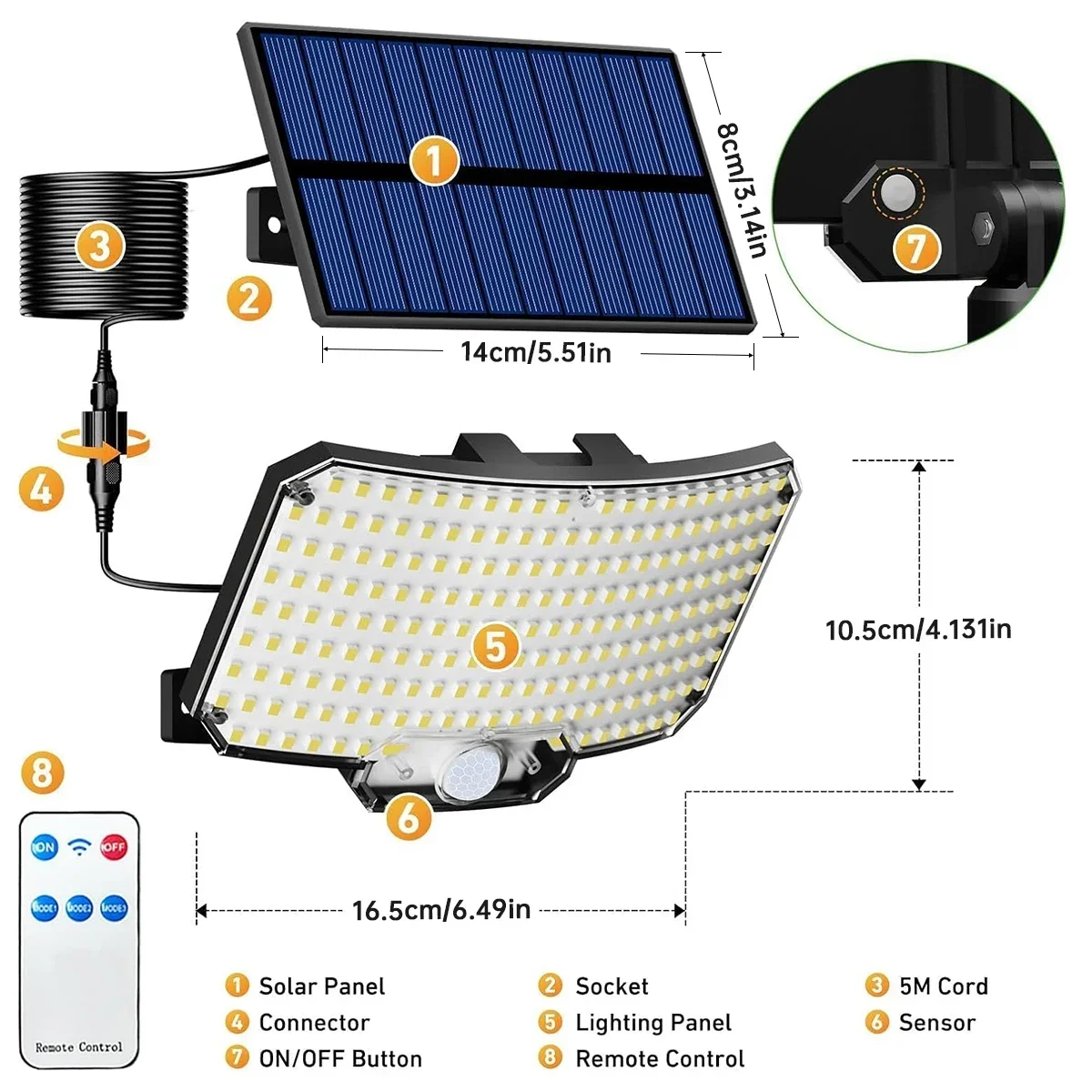 Lampu Luar Ruangan Tenaga Sury - Solar Security Light ulasan dan harga