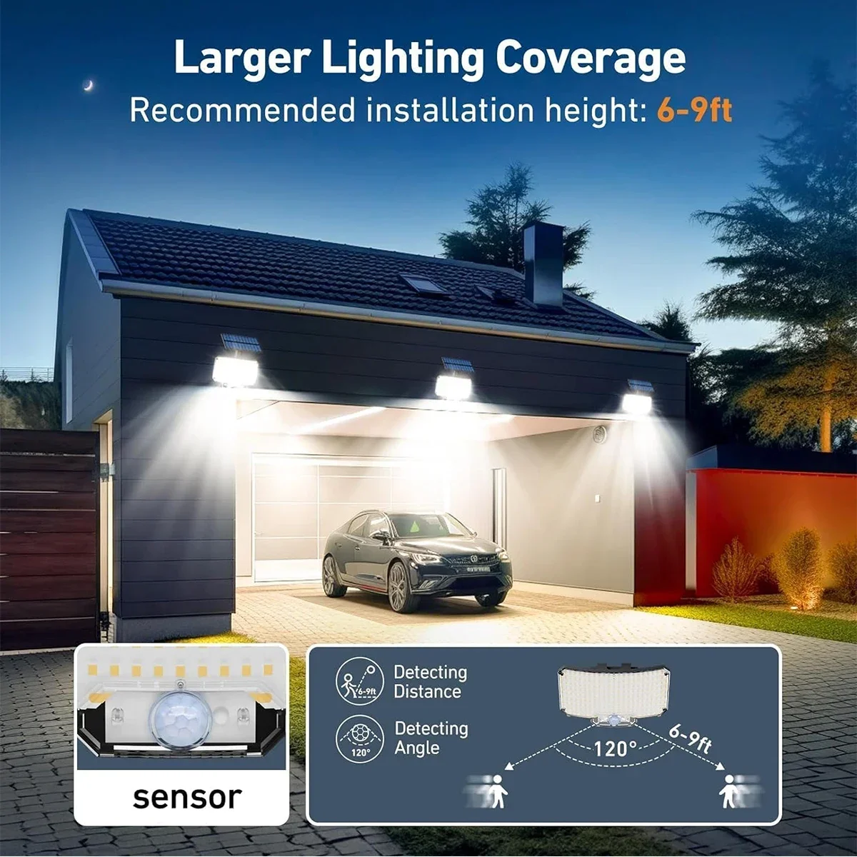 Lampu Luar Ruangan Tenaga Sury - Solar Security Light ulasan dan harga