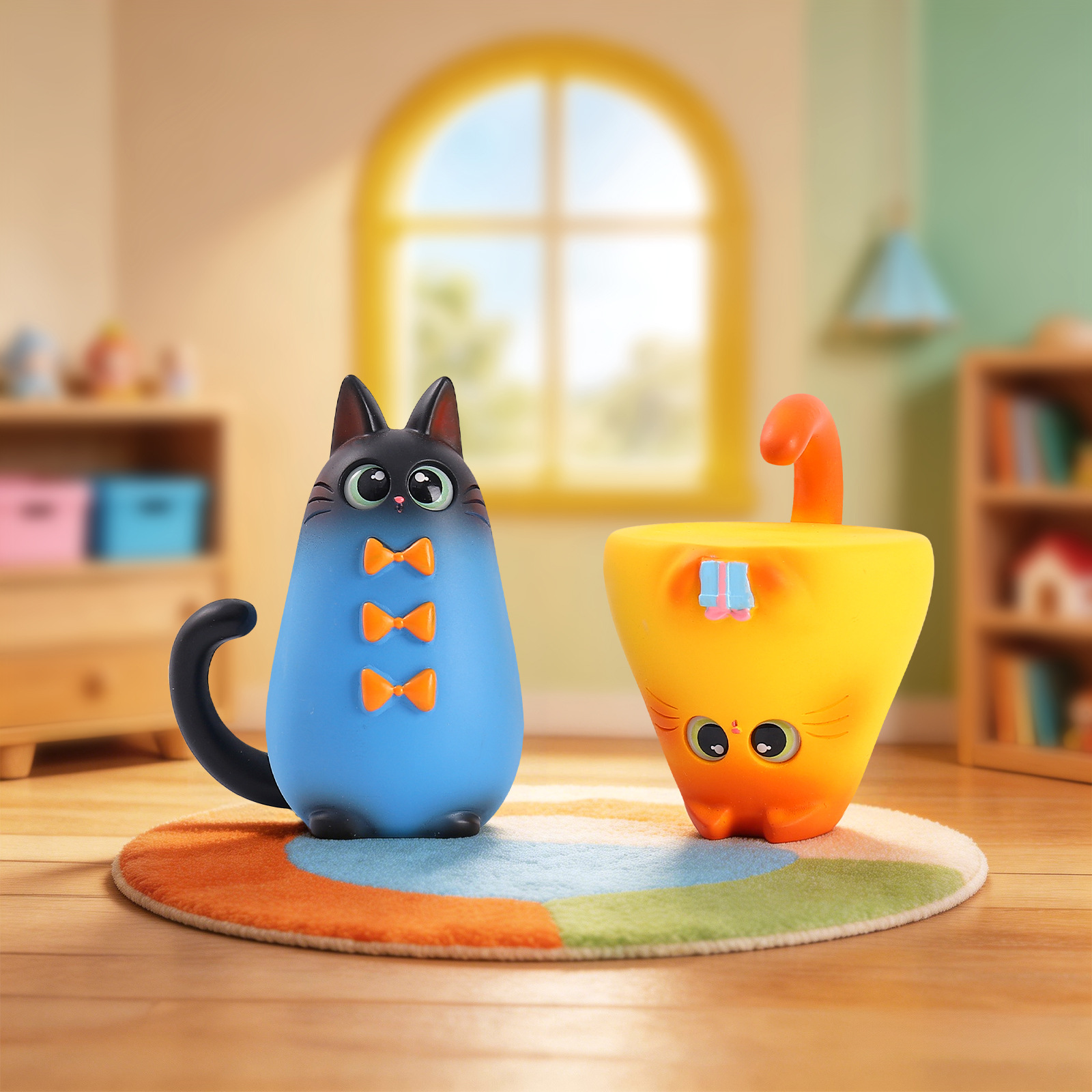 Figur Kucing Blind Box Resin K - Home Security Items ulasan dan harga