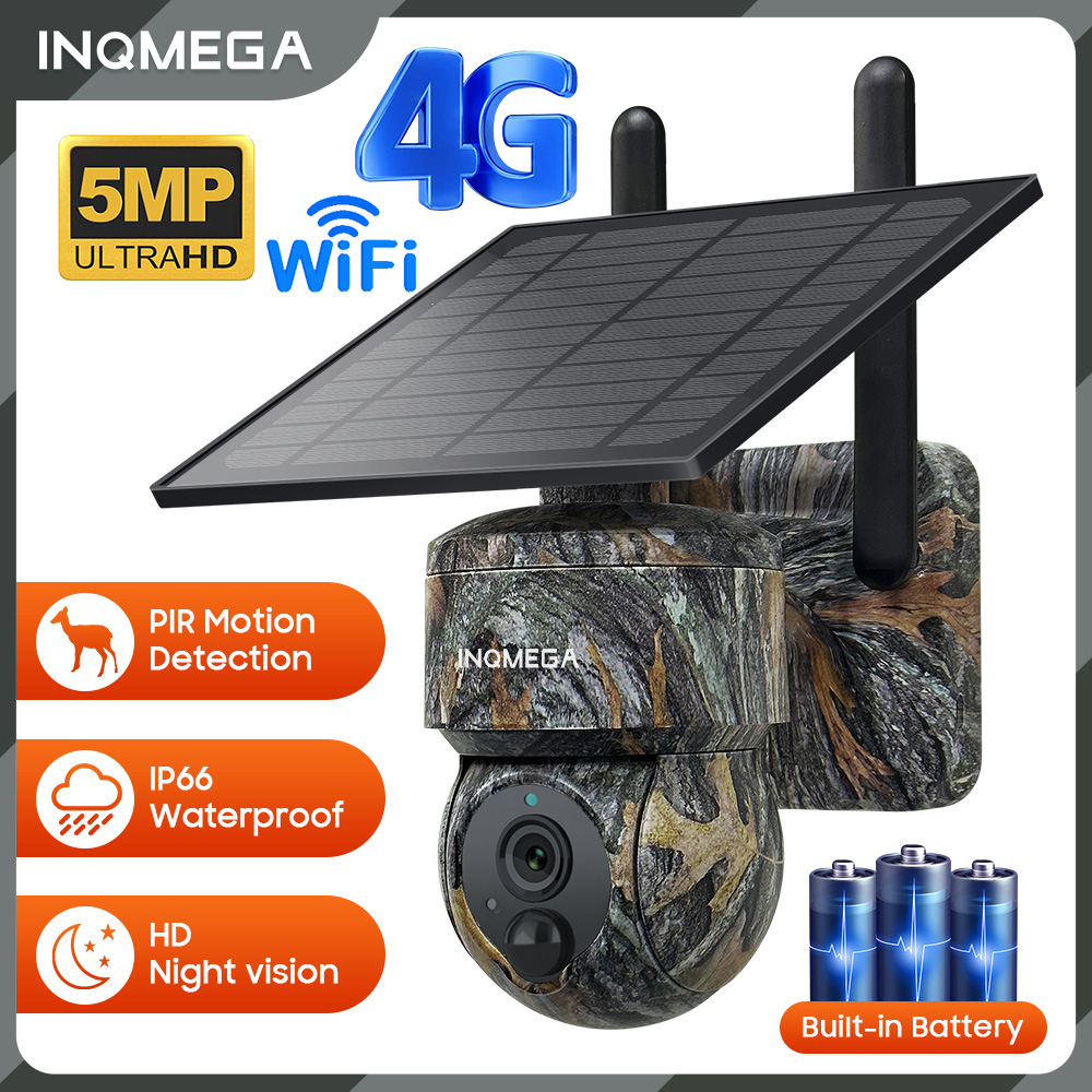 INQMEGA kamera keamanan tenaga - Home Security Panel ulasan dan harga