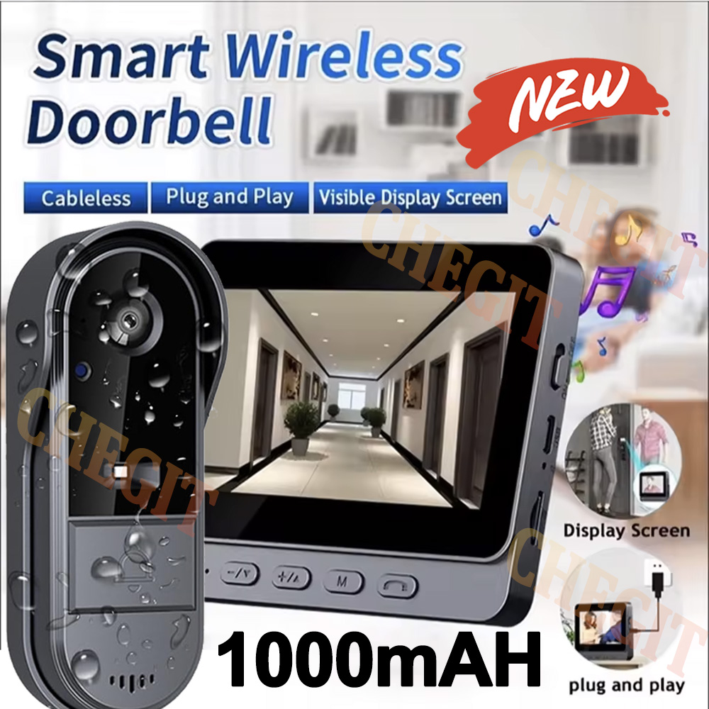 Bel Pintu Wifi Nirkabel Kamera - Home Security Honeywell ulasan dan harga