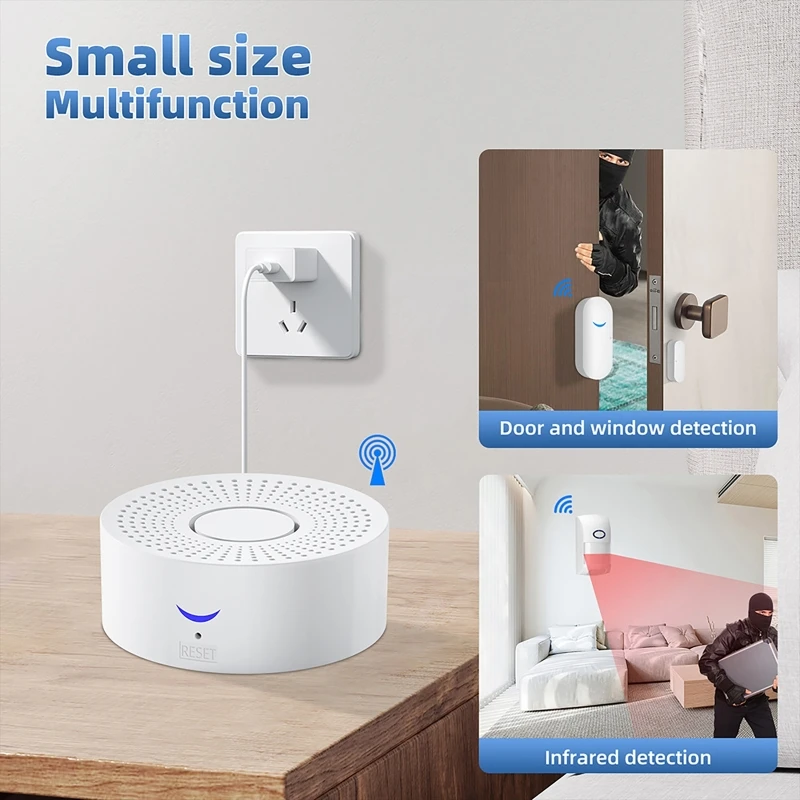 Sensor Pintu WiFi Tuya Rumah P - Window Alarm Sensor ulasan dan harga