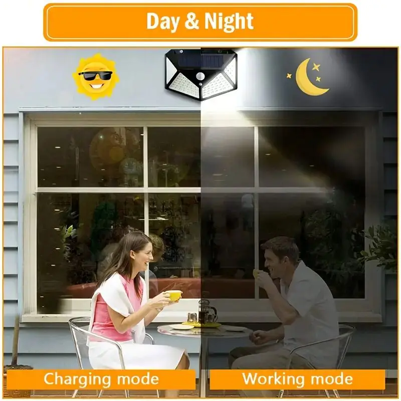 Lampu Taman Tenaga Surya 100LE - Solar Security Light ulasan dan harga