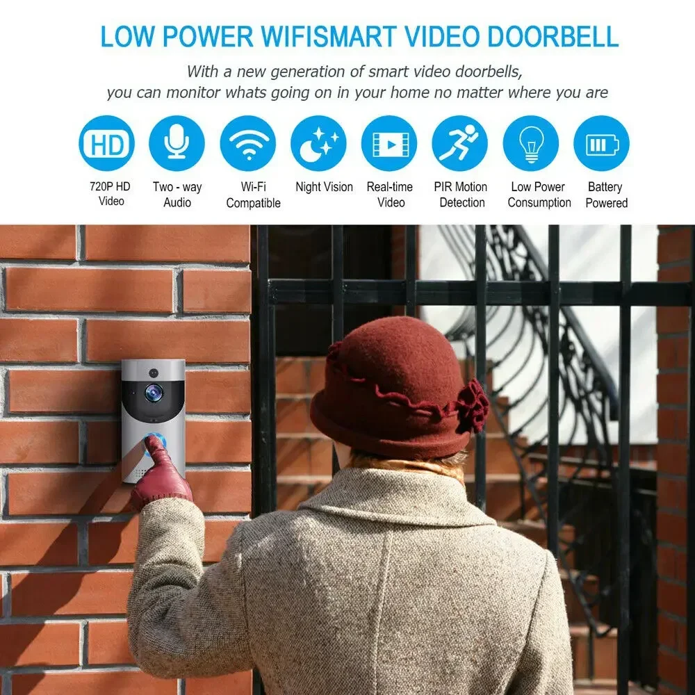 Kamera Bel Pintu Nirkabel WIFI - Home Security Honeywell ulasan dan harga