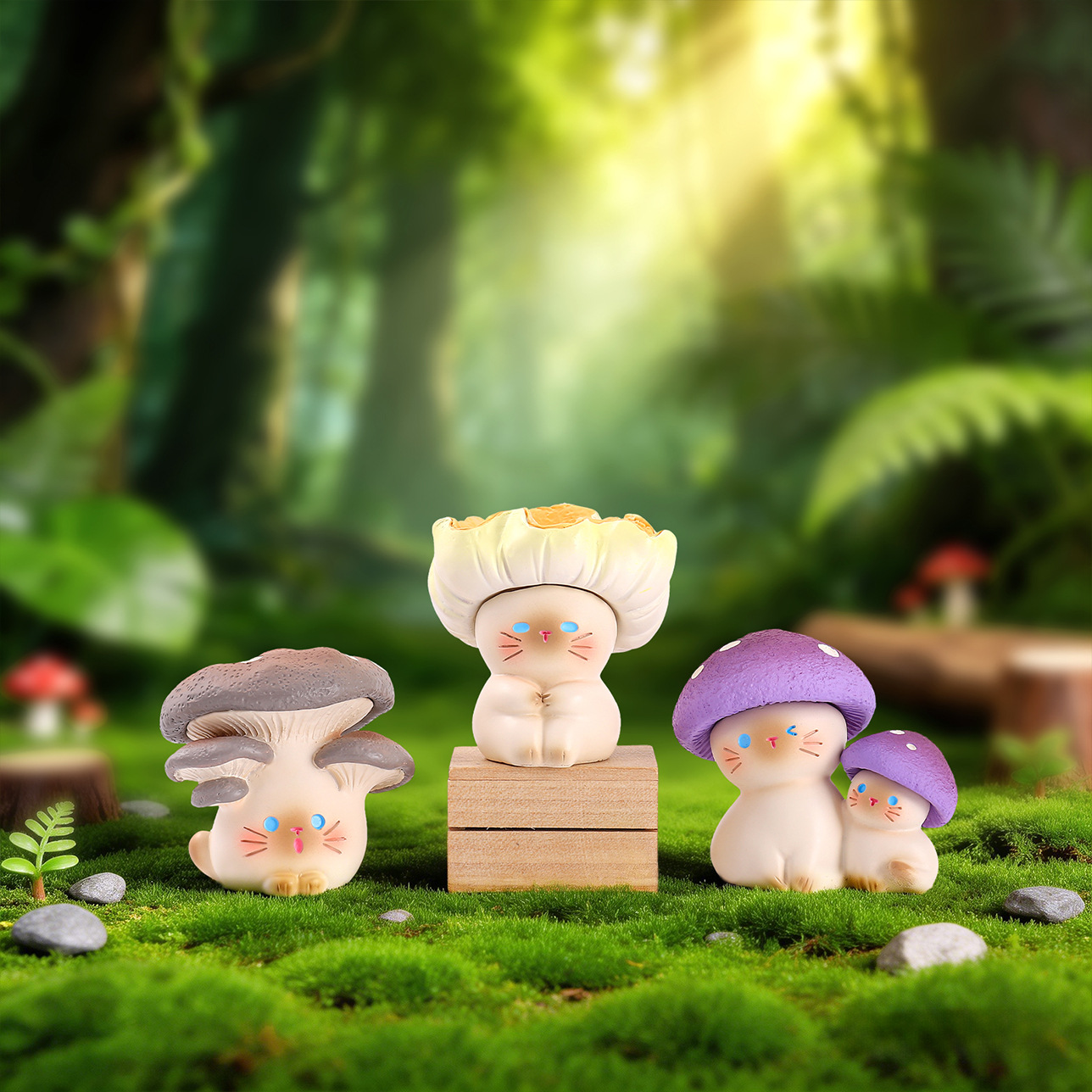 Kotak Misteri Mushroom Meow Fi - Home Security Items ulasan dan harga