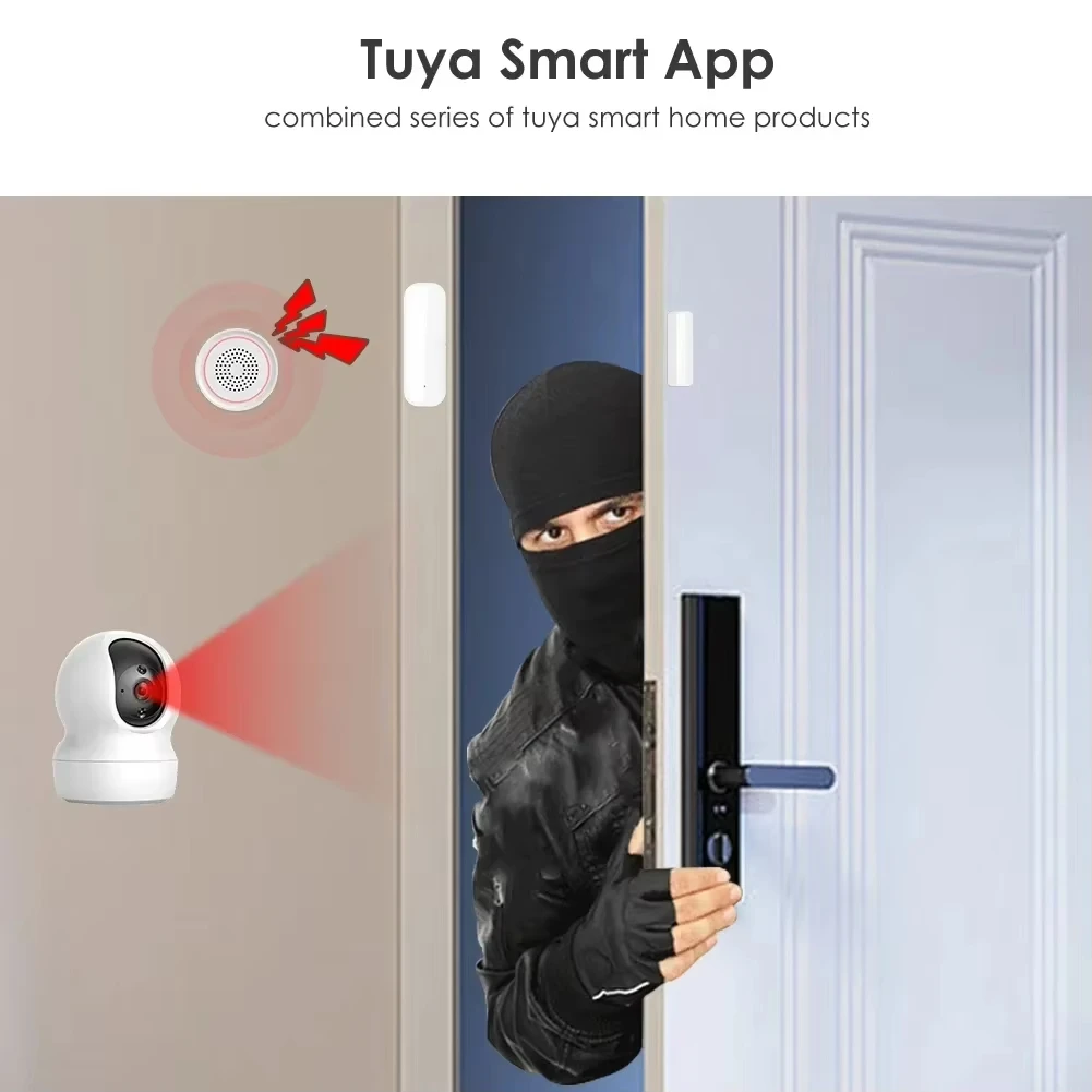 Tuya Zigbee/WiFi Sensor Jendel - Window Alarm Sensor ulasan dan harga
