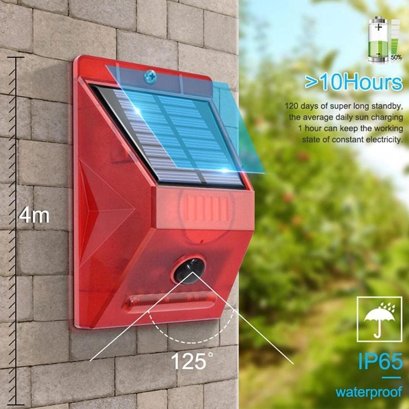 Lampu Alarm Tenaga Surya Senso - Solar Security Light ulasan dan harga