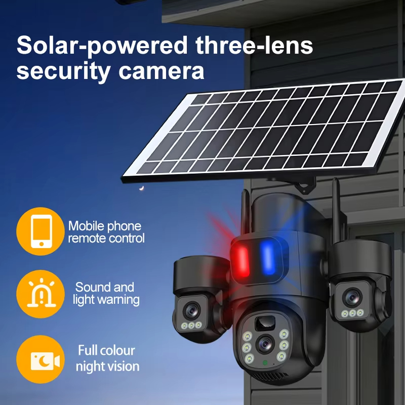 Kamera PTZ Tenaga Surya WIFI L - Home Security Panel ulasan dan harga