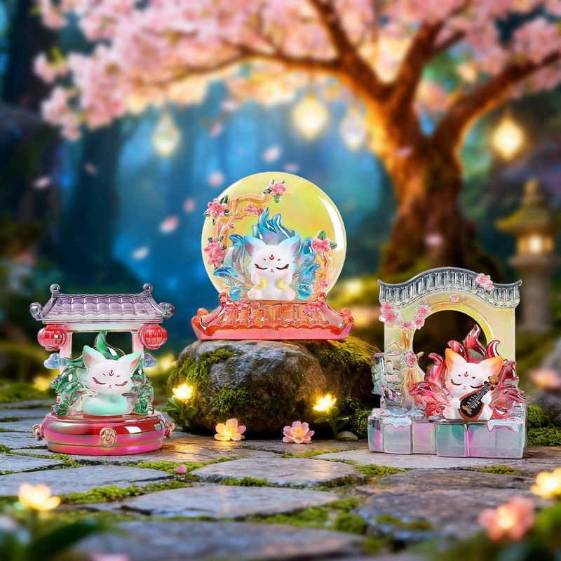 Seri Blind Box Rubah Sembilan  - Home Security Items ulasan dan harga