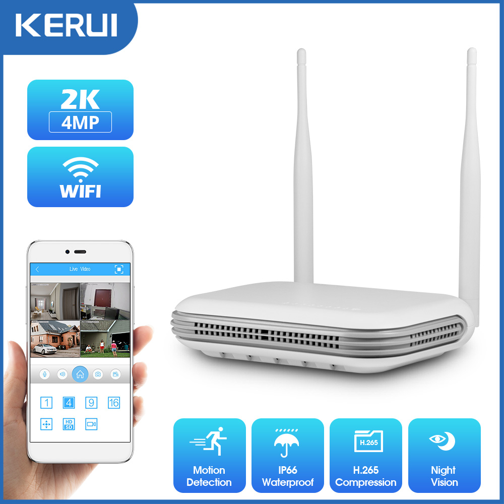 KERUI kamera IP WIFI keamanan  - Home Security Panel ulasan dan harga