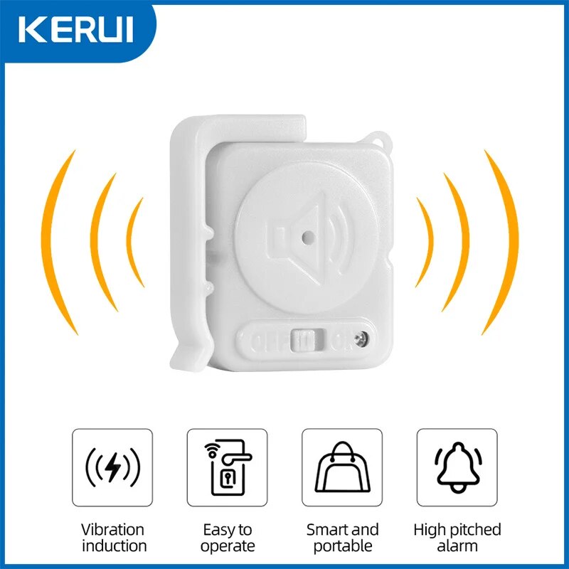 Sensor Alarm Getaran Nirkabel  - Window Alarm Sensor ulasan dan harga