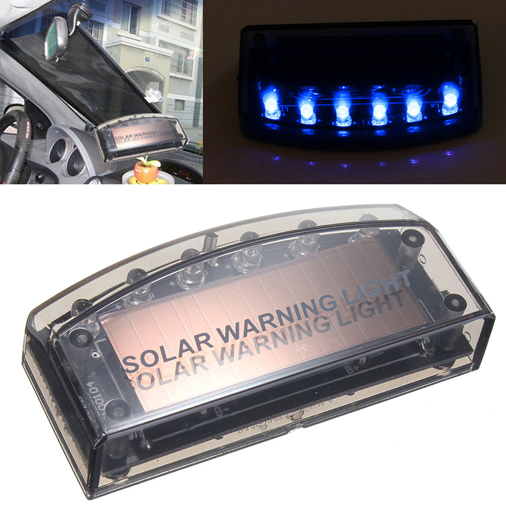Lampu peringatan mobil, 6 Led  - Solar Security Light ulasan dan harga